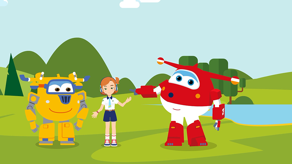 超級(jí)飛俠 學(xué)英語(yǔ)認(rèn)識(shí)顏色