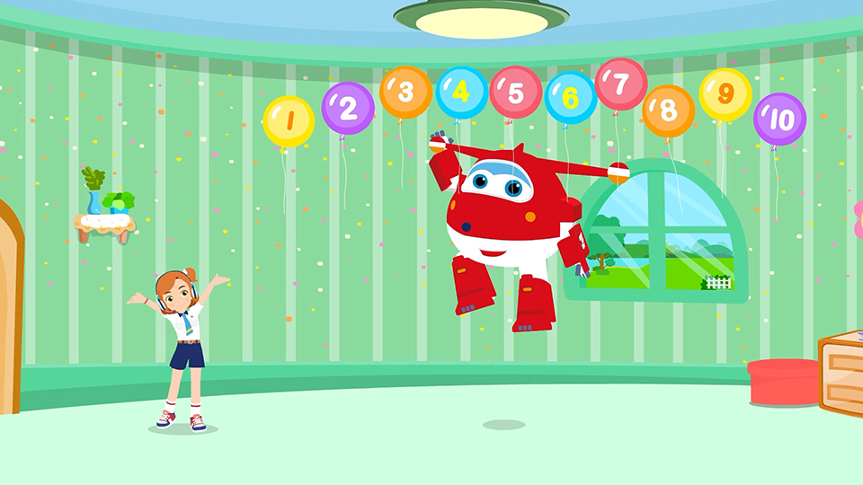 超級(jí)飛俠 學(xué)英語(yǔ)學(xué)習(xí)數(shù)字